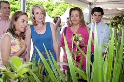 La Alcaldesa Inaugura la VI Feria del Cactus que Cosecha un Gran Éxito de Participación.