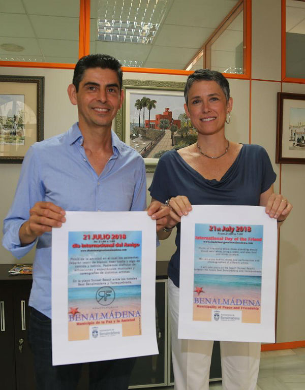 BENALMÁDENA CELEBRA EL DÍA INTERNACIONAL DEL AMIGO EN LA PLAYA  DE BENAL BEACH EL PRÓXIMO 21 DE JULIO