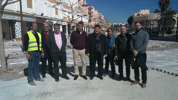 La remodelación integral del Paseo del Generalife concluirá en marzo