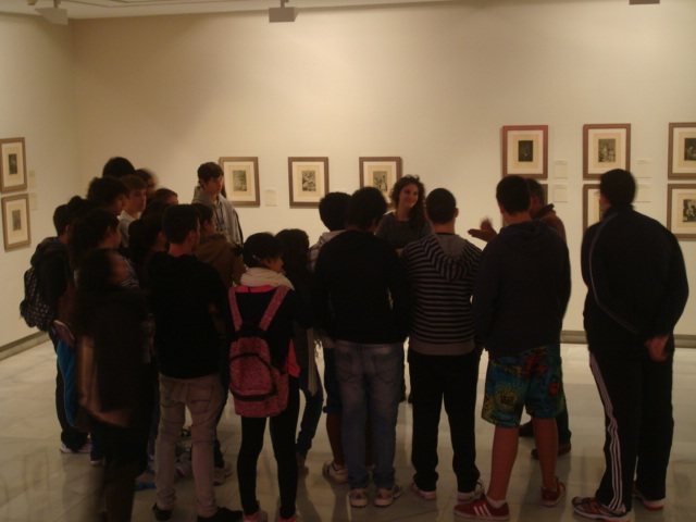 Éxito de participación de las visitas guiadas para centros educativos en la exposición 'Goya, cronista de una época'