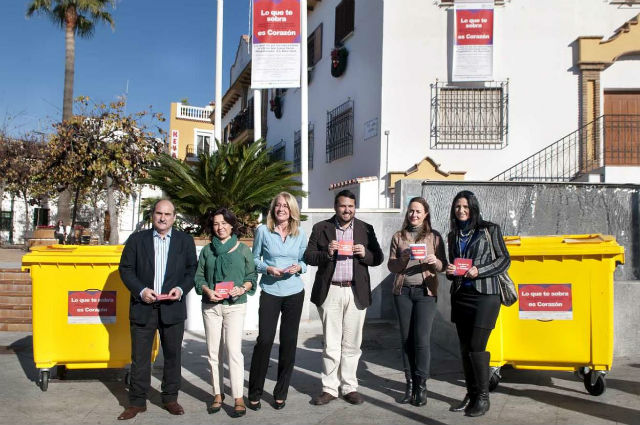 La Alcaldesa da el pistoletazo de salida a la campaña solidaria 'Lo que te sobra es corazón' de GSC