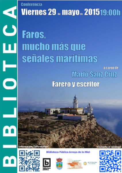 La Biblioteca de Arroyo acogerá el próximo viernes una conferencia sobre los faros marítimos españoles