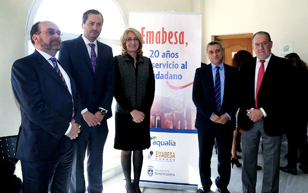La alcaldesa preside las Jornadas 'Emabesa, 20 años al servicio del ciudadano'.