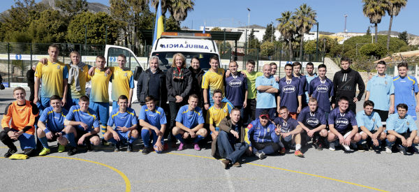 Más de 200 residentes ucranianos participan en una jornada de convivencia y deporte en Benalmádena