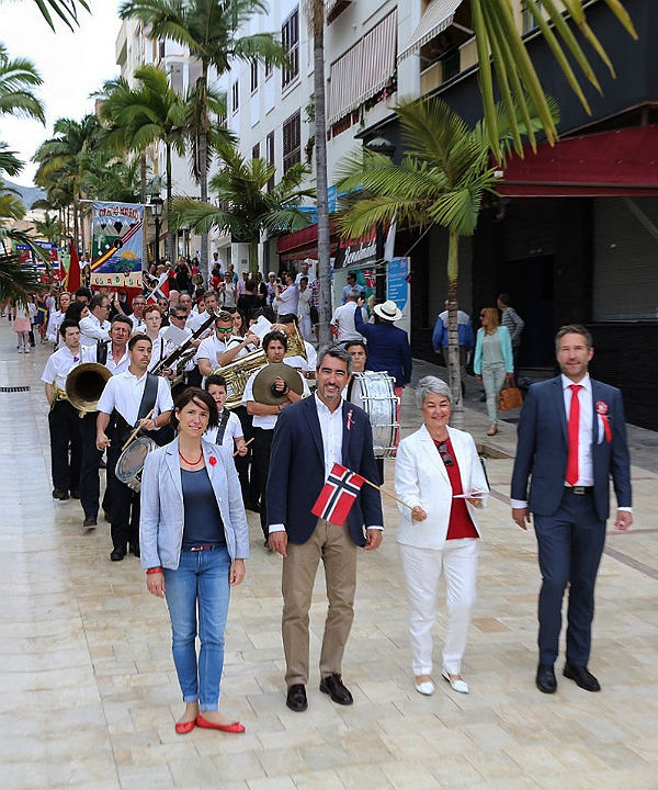 Benalmádena acoge los actos conmemorativos del Día de Noruega