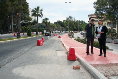 Continúa a buen ritmo el proyecto de remodelación de la Avenida del Sol