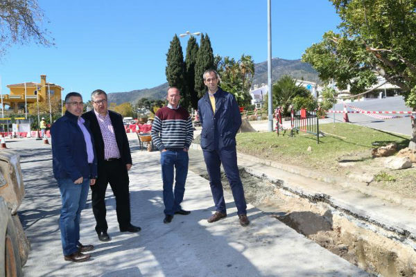 Emabesa inicia el arreglo de un punto inundable en la Carretera de Arroyo de la Miel-Benalmádena Pueblo