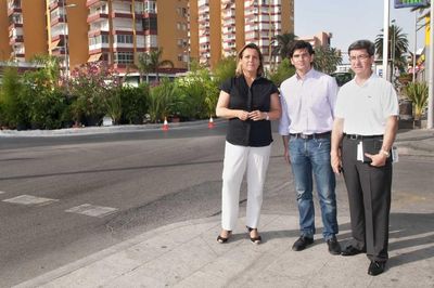 El Ayuntamiento de Benalmádena Acomete las Obras de Mejora y Embellecimiento de la Rotonda de Solymar.