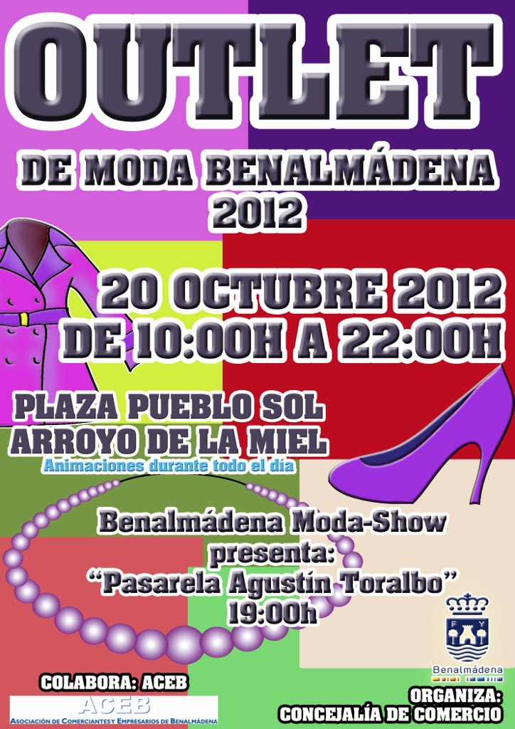 La explanada de Pueblosol acoge este sábado I Outlet Comercial de Moda Benalmádena 2012