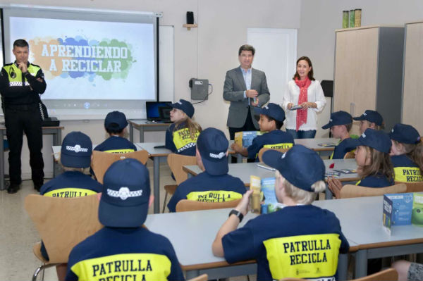 La Patrulla Recicla de Benalmádena llega hasta el colegio noruego