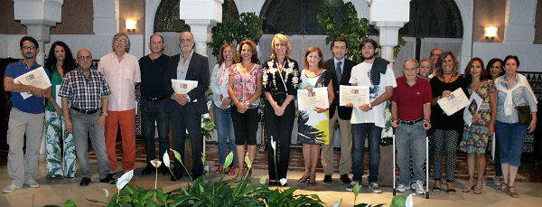 La alcaldesa preside la entrega de premios del XIV Certamen de Acuarela 'Ciudad de Benalmádena'