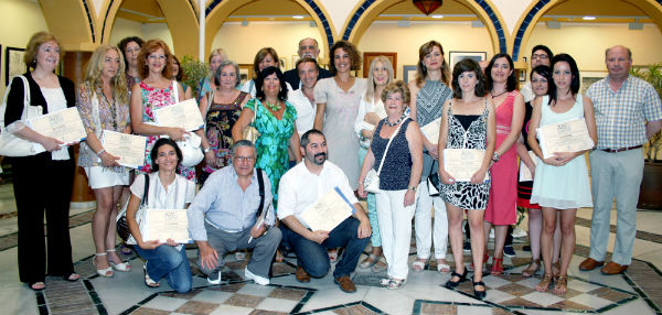 Más de medio centenar de benalmadenses asisten a la entrega de premios del XIV Certamen de Dibujo 'Felipe Orlando'