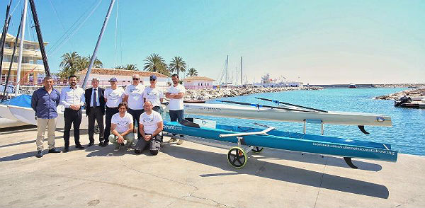 El Club Náutico de Benalmádena estrena sección de remo