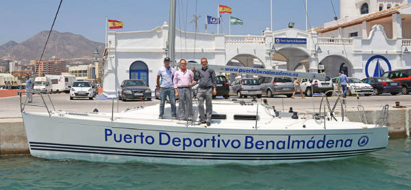 Presentación de la embarcación 'Benalmádena' de la Clase X-35, que competirá la próxima semana en la Copa del Rey en Mallorca
