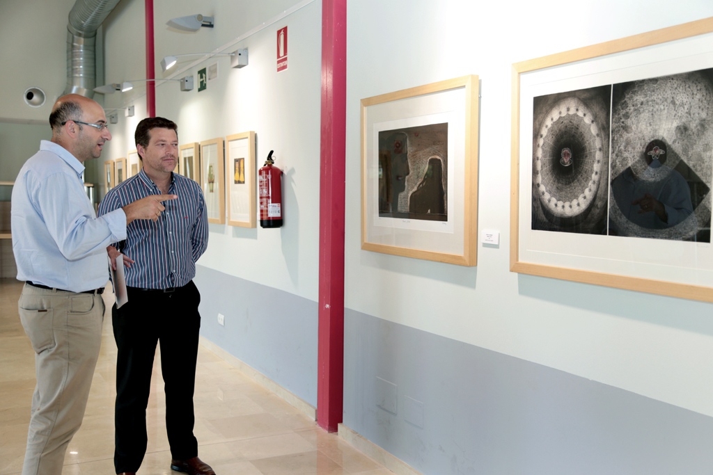 El Parque Innova expone desde hoy la colección de obra gráfica de la Diputación de Málaga