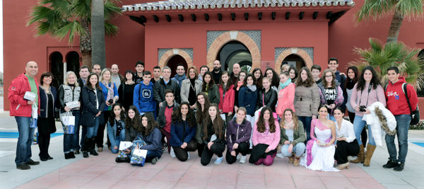 Alumnos y profesores de cinco países distintos se reúnen en Benalmádena para participar en el proyecto 'Kaleidoscope'