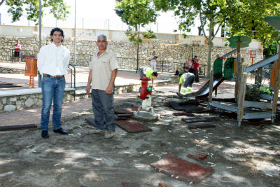 El Ayuntamiento pone en marcha la remodelación del parque infantil de la avenida Salvador Vicente