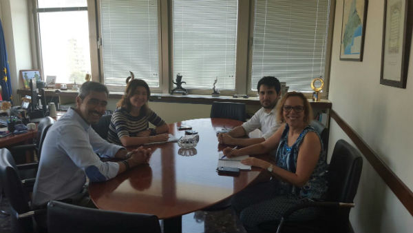 El alcalde y la concejala de cultura mantienen una reunión con la Delegada Monsalud Bautista para la planificación de la gestión cultural de esta legislatura