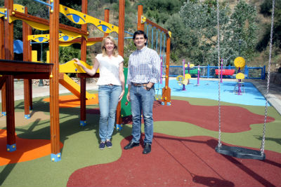 Culminan los trabajos de remodelación en el parque infantil de la barriada de Santo Domingo