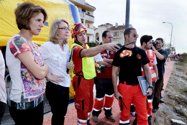 Más de 150 efectivos participan en un simulacro para comprobar la eficacia del Plan de Emergencias Municipal