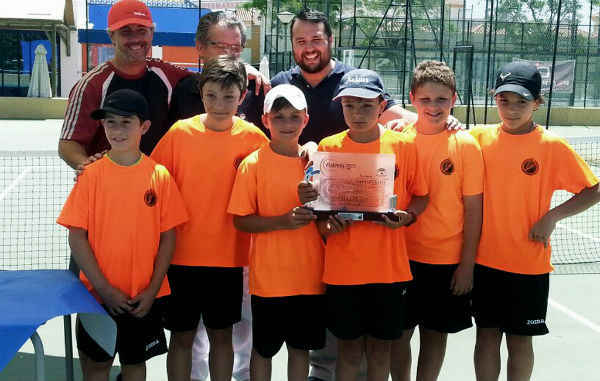 Benalmádena acoge el Campeonato de Andalucía Alevín de Tenis, con victoria para el equipo local