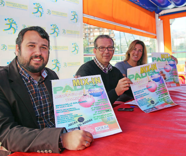 Francisco Salido y Juan Olea presentan el 2º Mix-in de Padel Solidario del equipo femenino del Club Valsport