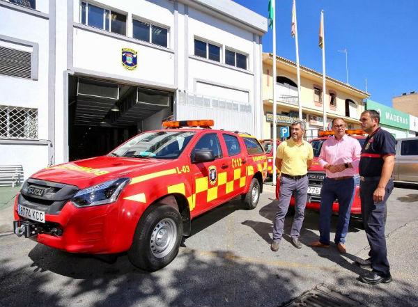 Bomberos de Benalmádena amplía la renovación de su parque móvil con la adquisición de dos nuevos vehículos 4x4
