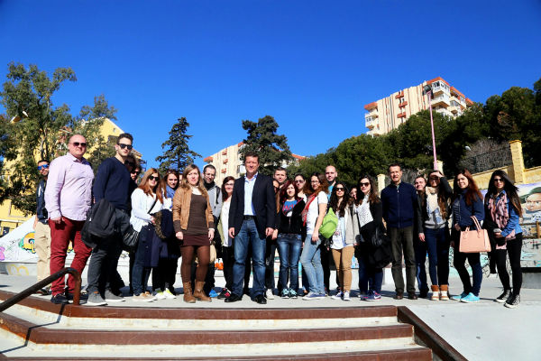 Una treintena de trabajadores y profesionales europeos del emprendimiento social juvenil visitan el Parque Innova.