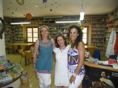 La Alcaldesa Visita el Polideportivo Ramón Rico, La Guardería Arco Iris y la Biblioteca Manuel Altolaguirre.