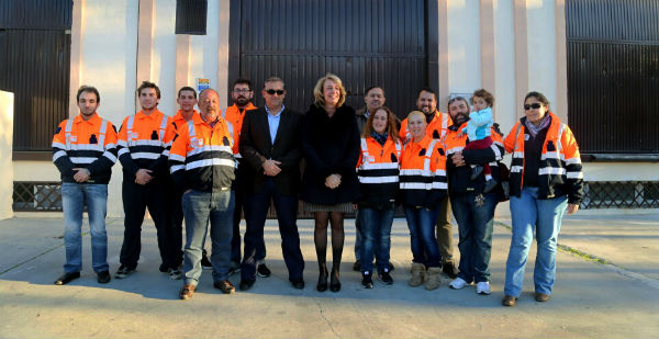 La regidora visita las instalaciones de Protección Civil y presenta al nuevo coordinador de emergencias