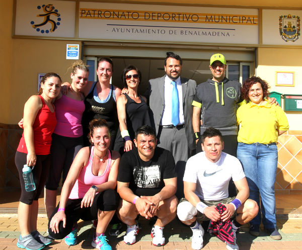 Más de 120 benalmadenses participaron en el I Maratón de Zumba Fitness de Málaga