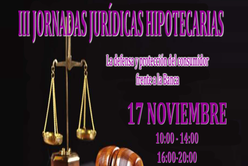 III JORNADAS JURÍDICAS HIPOTECARIAS 2018