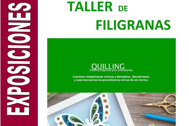 TALLER - QUILLING  FILIGRANAS EN PAPEL