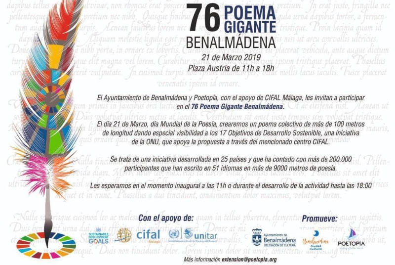 76 GIANT POEM OF BENALMÁDENA