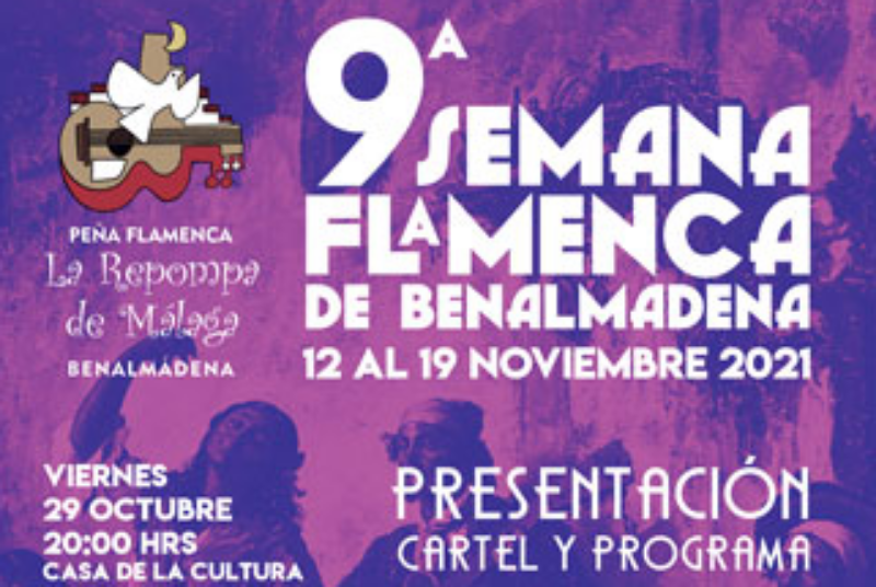 PRESENTACIÓN CARTEL IX SEMANA FLAMENCA DE BENALMÁDENA