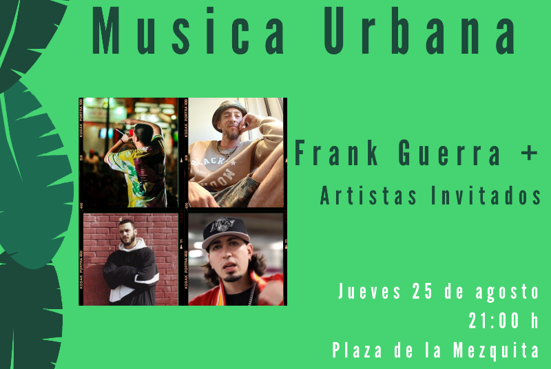 CULTURA EN LA CALLE: MÚSICA URBANA: RAP Y HIP HOP. 21.00 HORAS