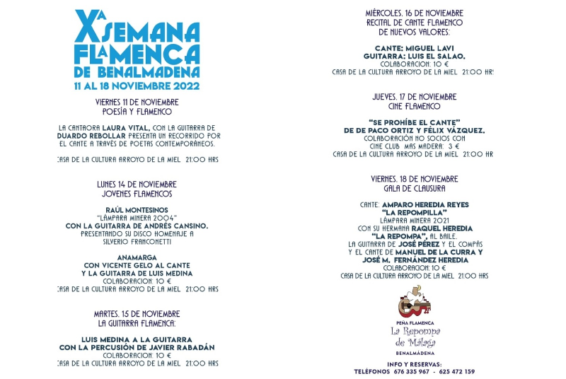 X Semana Flamenca de Benalmádena 