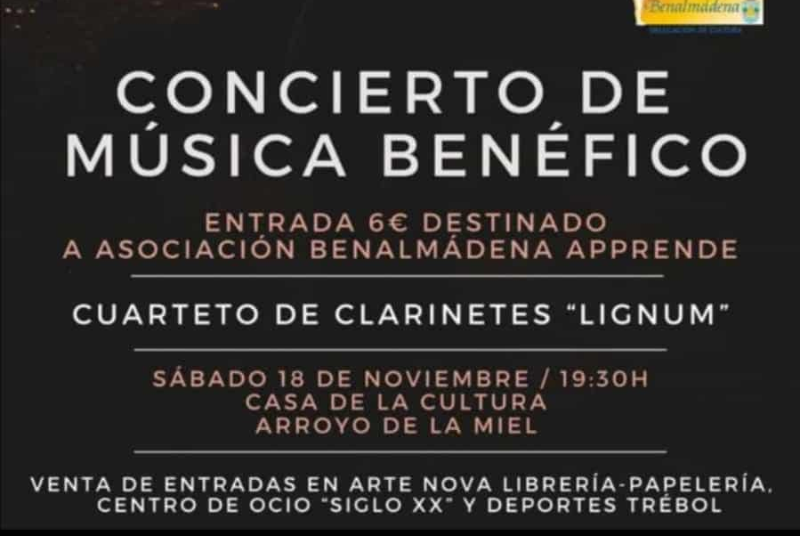 Concierto solidario a beneficio de APPRENDE