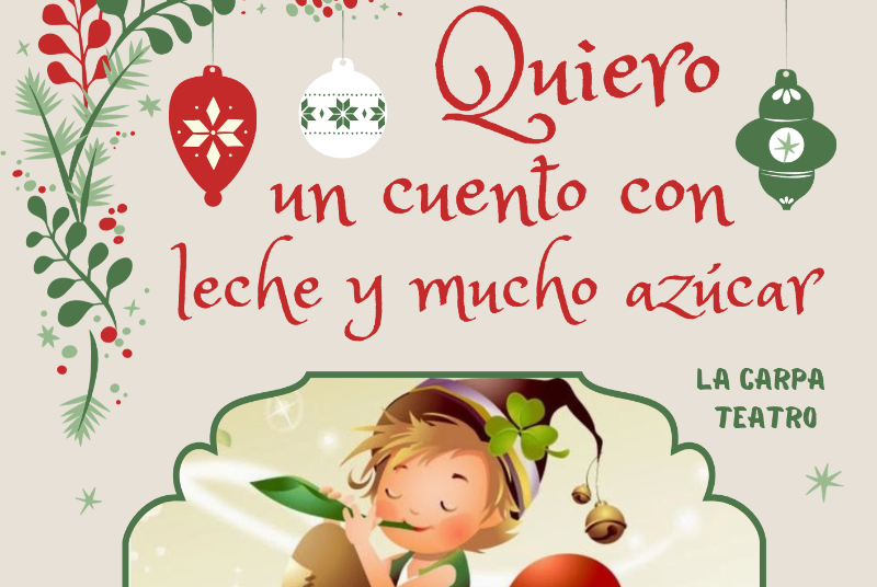 QUIERO UN CUENTO CON LECHE Y MUCHA AZÚCAR