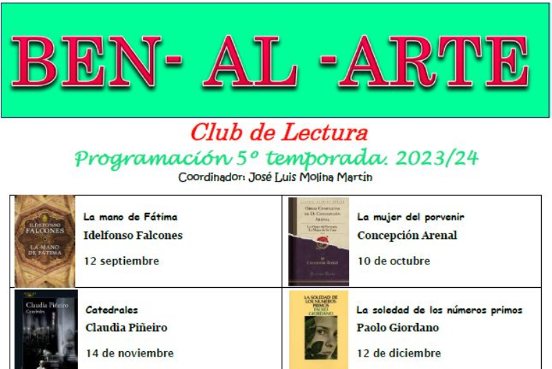 CLUB DE LECTURA BEN-AL-ARTE