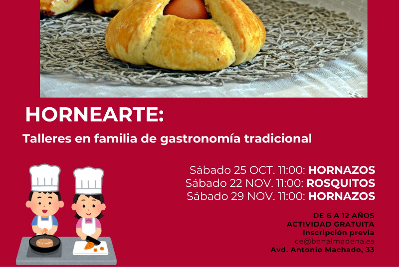 HORNEARTE: Talleres en familia de gastronomía tradicional