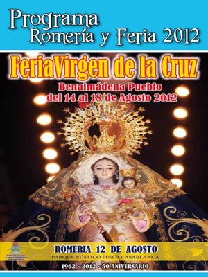 Programa Deportivo  Feria de Benalmádena 2012.  Fiesta en Honor a la Virgen de la Cruz.