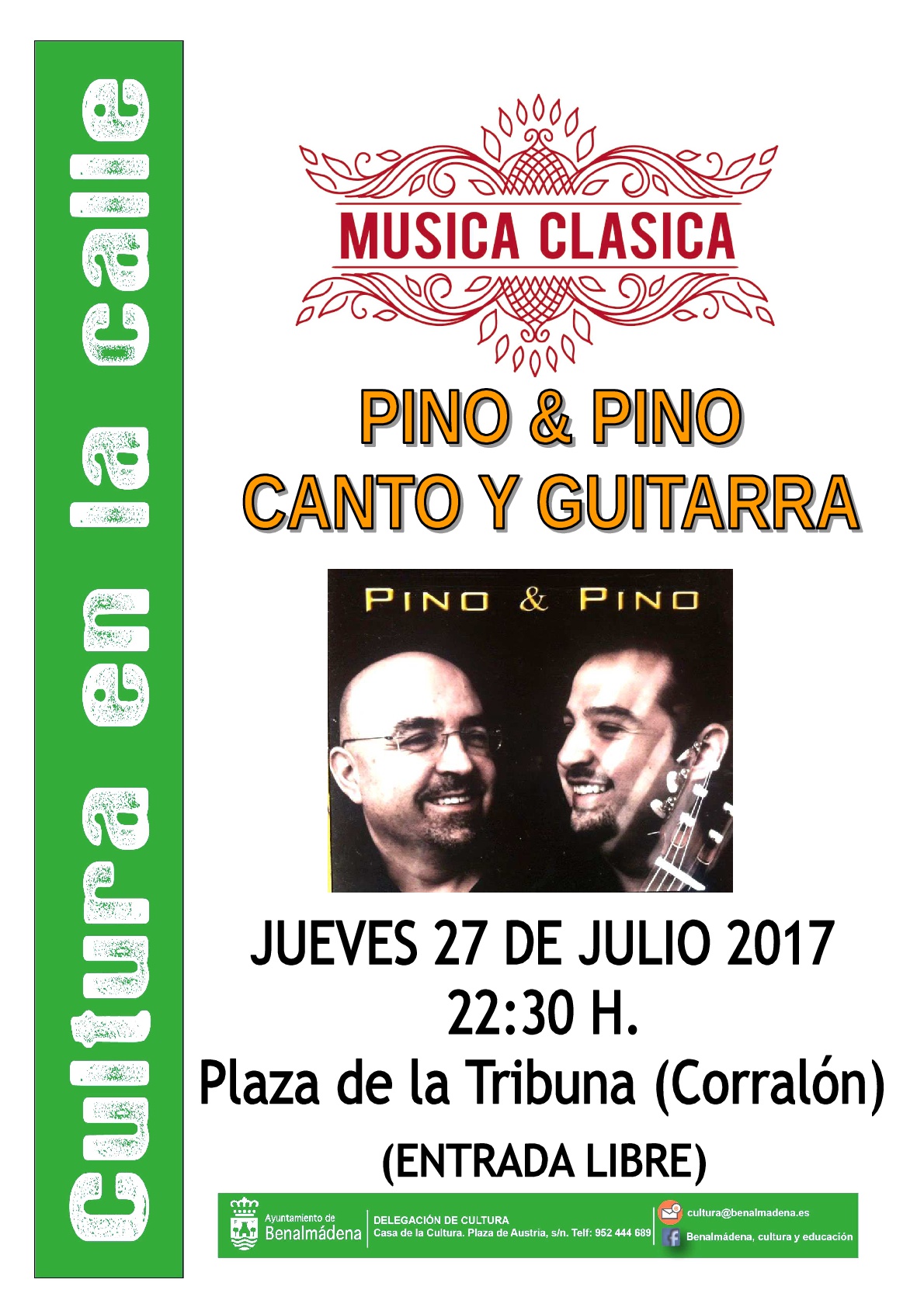 Concierto de canto y guitarra