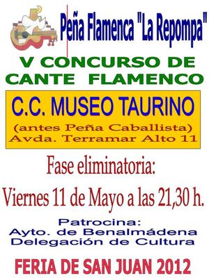 V Concurso Cante Flamenco La Repompa.