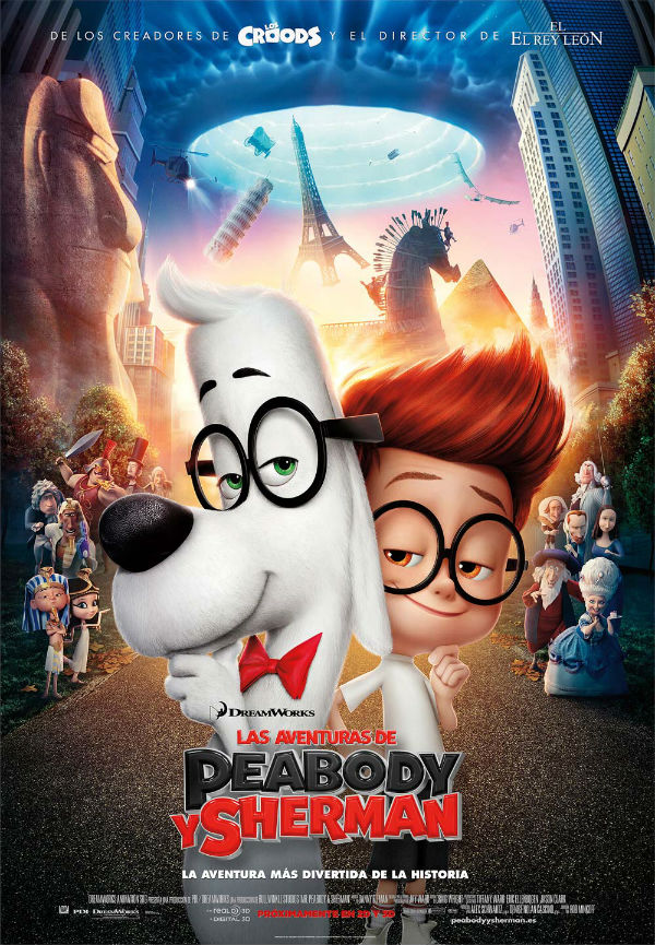 Cine de Verano: Las Aventuras de Peabody y Sherman
