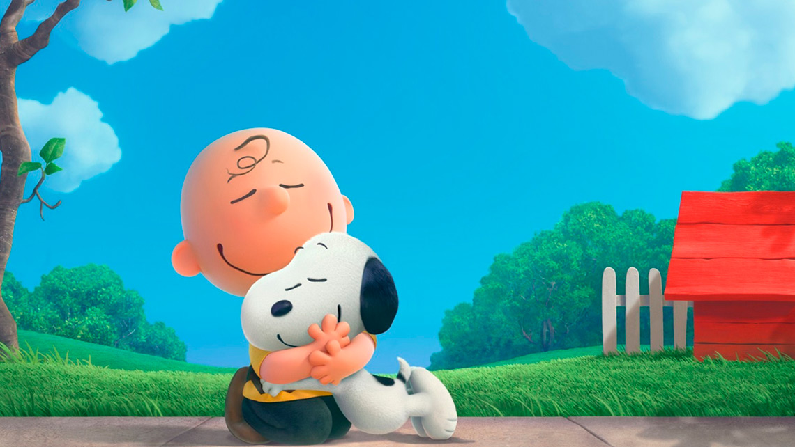 Proyección de la película Snoopy y Carlitos