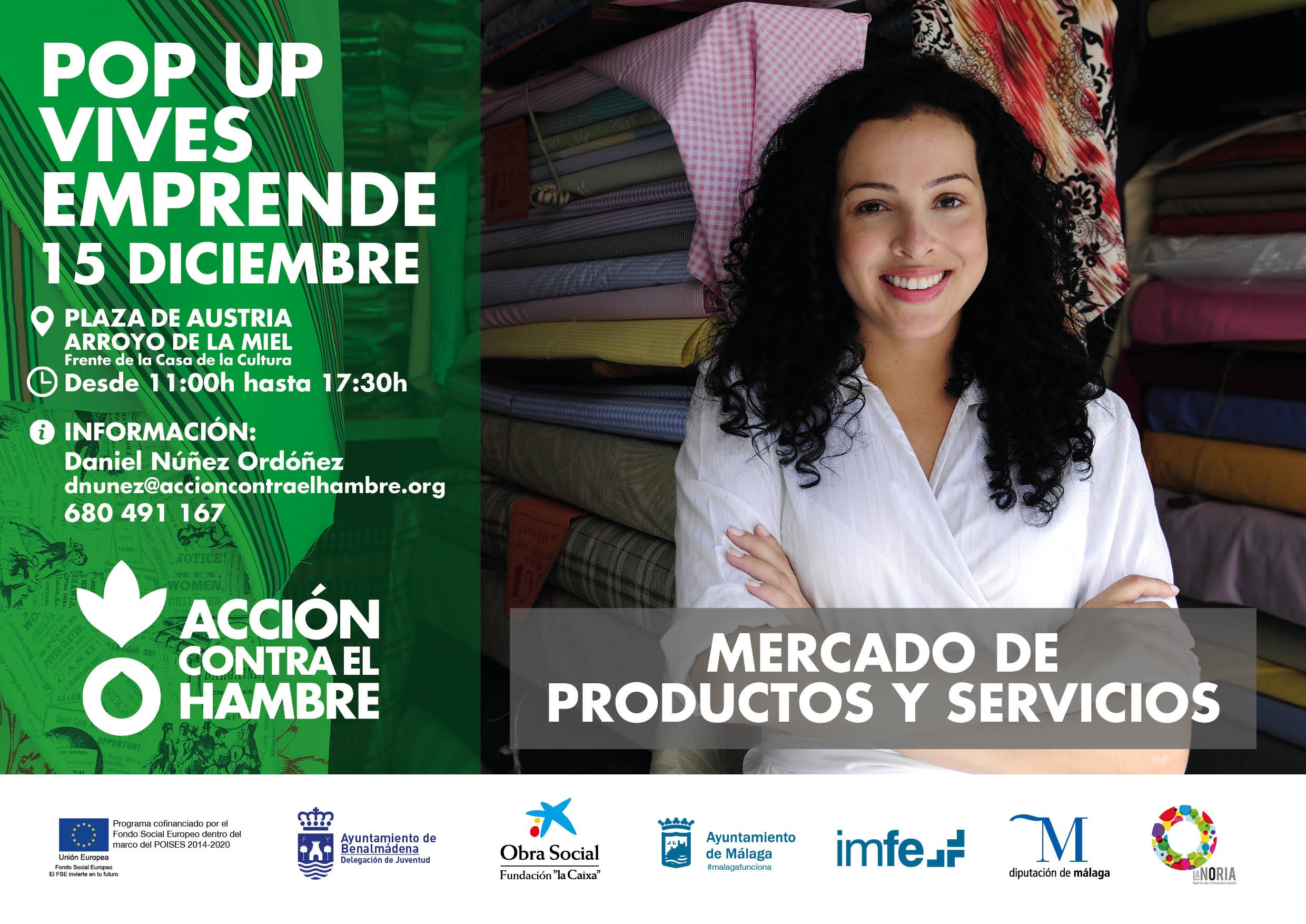 Muestra  POP UP de Emprendedores y Empresas 'Vives emprende'