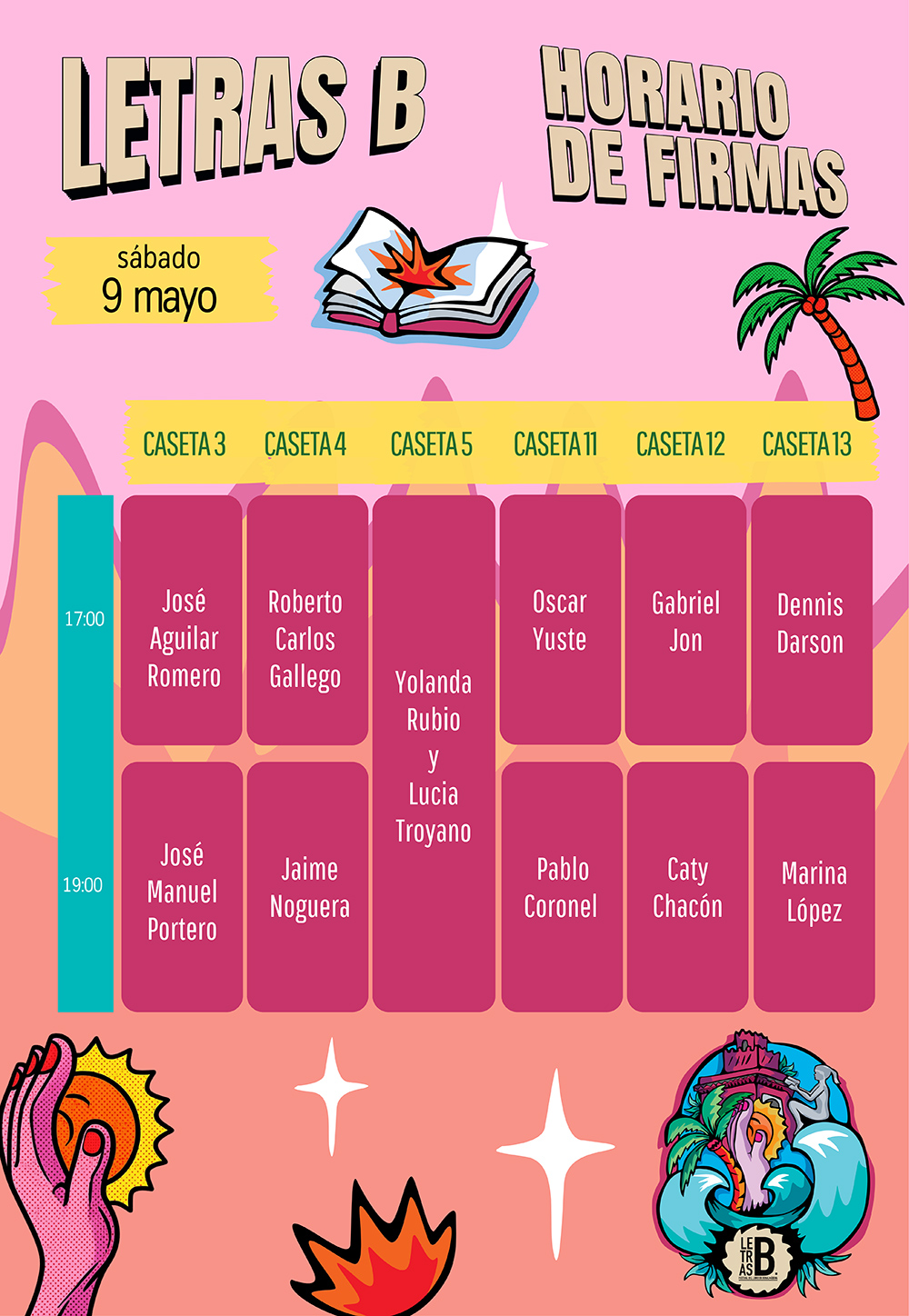 Letras B : Autores Locales