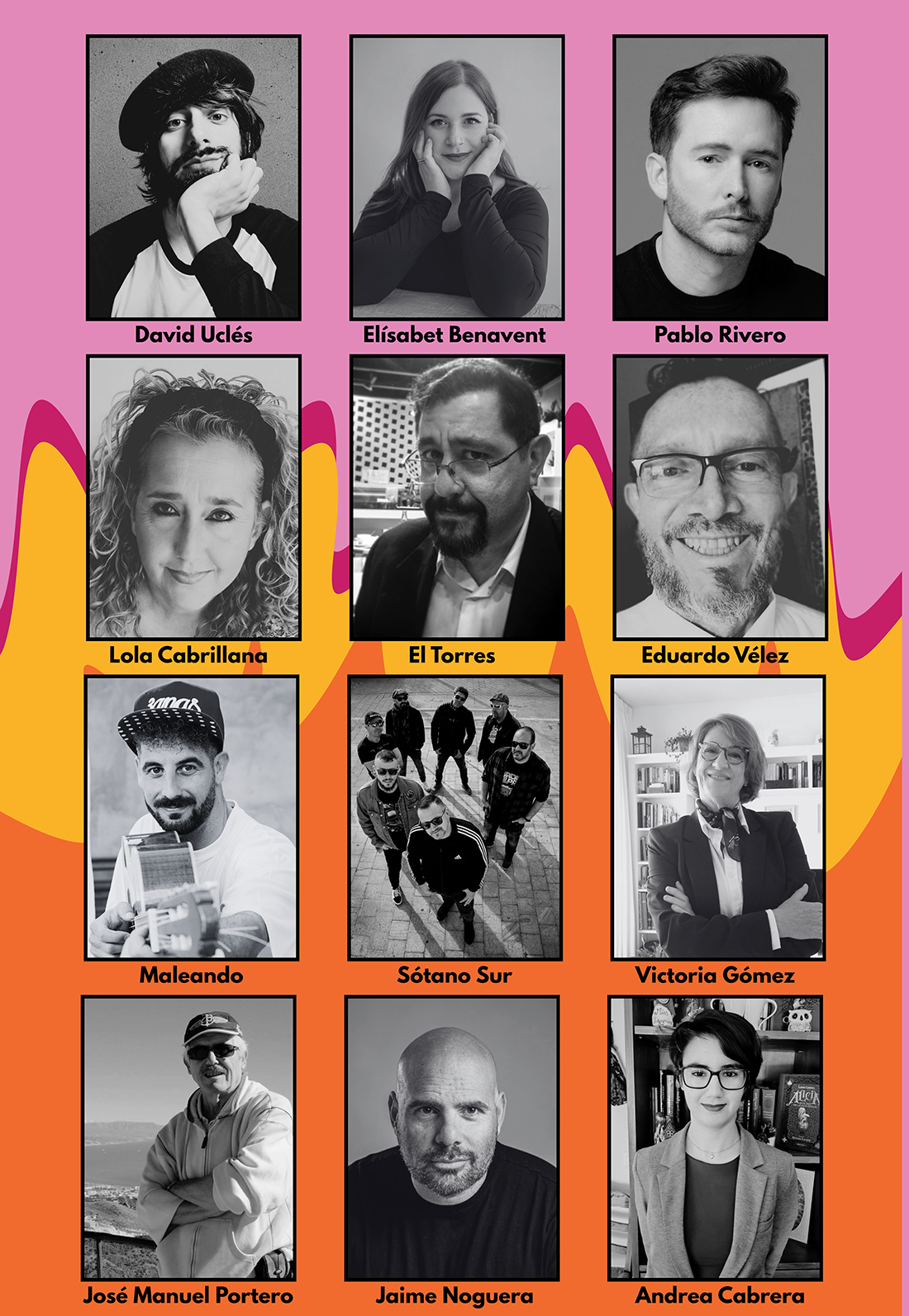 Participantes Festival del Libro de Benalmádena : Letras B 2026